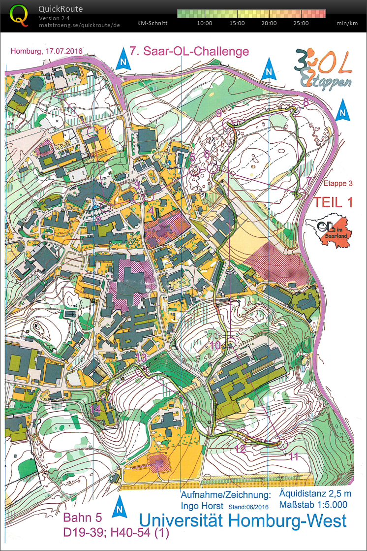 Saar OL Challenge Langdistanz T1 (17.07.2016)