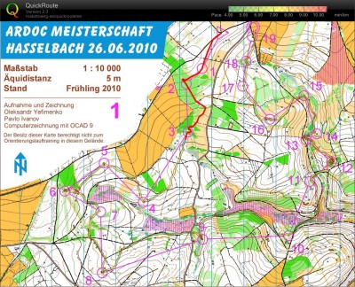 Meine Laufstrecke - ich hatte erst nach dem &quot;Durchdrücken&quot; die GPS-Uhr gestartet ;-)